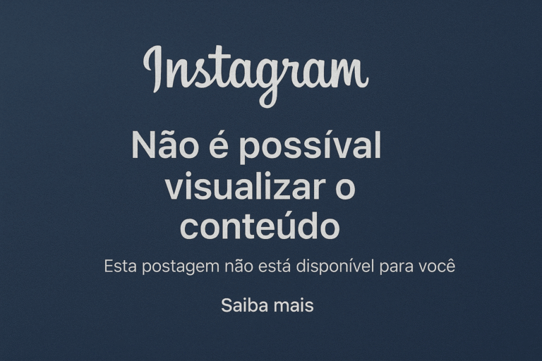 A pessoa me desbloqueou no Instagram mas não visualizo